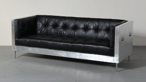 Furniture wholesaling: The Jetson 3 Seater | Black