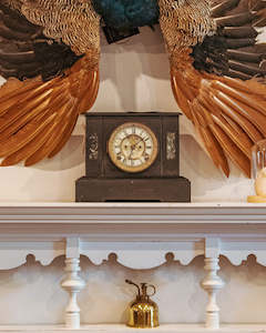 Antique Slate & Marble Clock