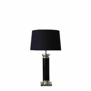 Snakeskin Table Lamp | Black