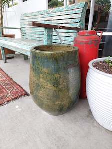 Bali Pot | Olive Green Glaze