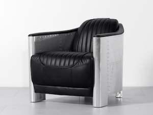 Aviator Tub Chair | Black