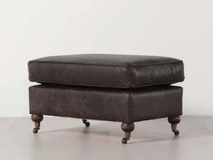 Double Leather Ottoman | Morocco