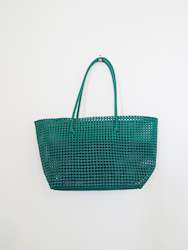 Clothing: Hand made shopping basket-green