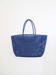 Clothing: Hand made shopping basket-indigo