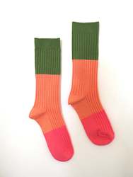 Clothing: S O K K E N Prairie socks - Garden