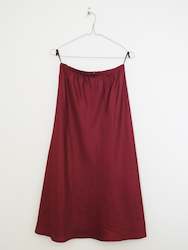 Clothing: Norah skirt - Claret