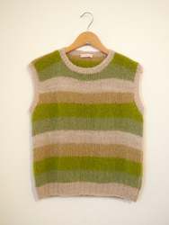 Hand knit vest -Isle