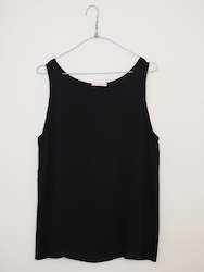 Clothing: Casey top - Black weave