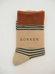 S O K K E N Sunday Socks - Rice