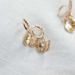 Clothing: Sun butterfly earrings