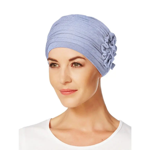 Lotus Turban Light Blue Melange 1003-0469