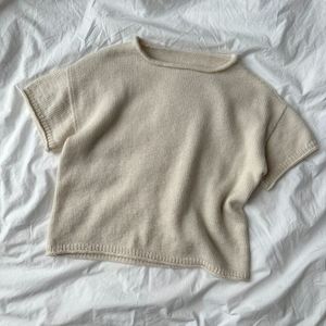 Haberdashery: Cloud Tee Knitting Pattern - PetiteKnit