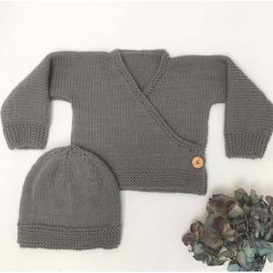 Haberdashery: Crossover Jacket & Hat Knitting Pattern (K681)