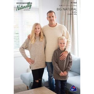 Family Sweater Knitting Pattern (N1465)