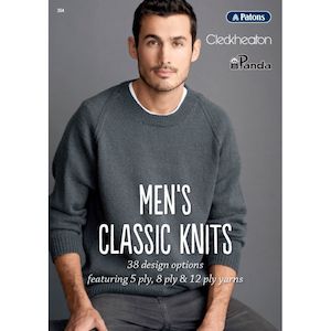 Mens Classic Knits Pattern Book (354)