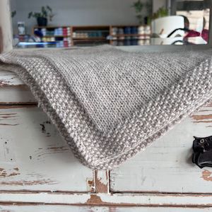 Haberdashery: Willow Baby Blanket Knit Kit