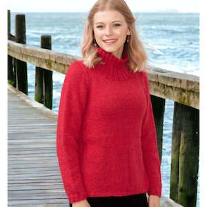 A-Shaped Sweater Knitting Pattern (N1605) - 12Ply