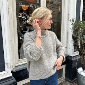 Weekend Sweater Knitting Pattern - PetiteKnit