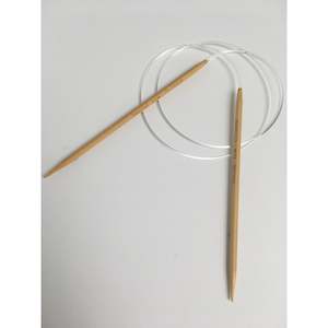 Circular Bamboo Knitting Needles - 100cm length