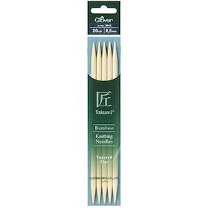 Double Pointed Sets of Bamboo Needles - 20cm