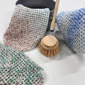 Waves Washcloth Knitting Pattern