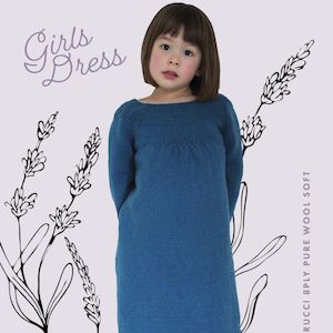 Girls Dress Knitting Pattern (CRU2006)