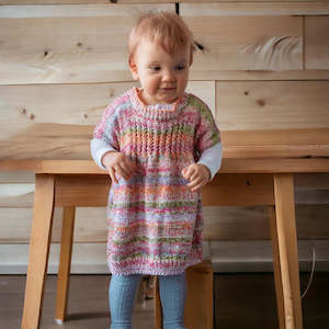 Haberdashery: Easy Tunic Knitting Pattern (K493)