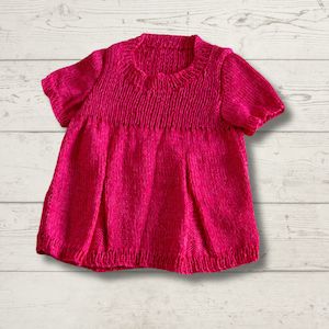 Haberdashery: Little Dress Knitting Pattern (K482)