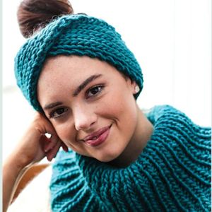 Cowl & Headband Knitting Pattern (1834)