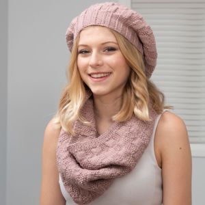 Hat & Cowl Knitting Pattern (N1610)