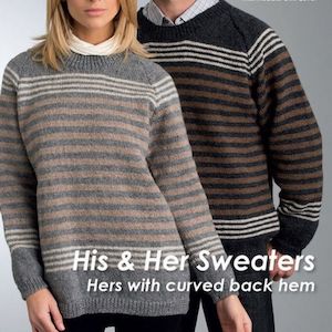 His & Hers Sweater Knitting Pattern (1414)