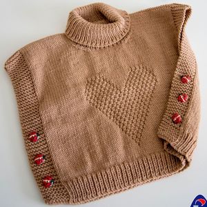 Haberdashery: Poncho & Hat Knitting Pattern (K498)