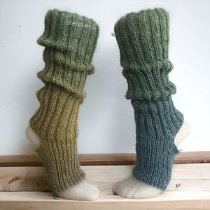 Leg Warmer Yoga Socks Knitting Pattern (N1684)