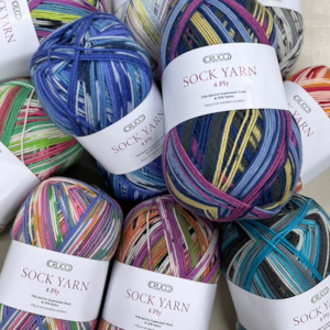 Crucci Sock Yarn Prints - 4ply