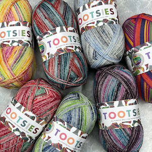 Countrywide Yarns Tootsies Sock Yarn - 4Ply