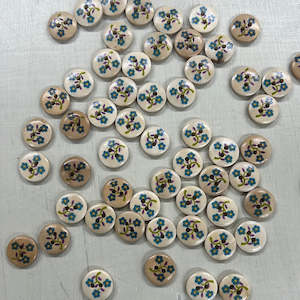 Wooden Buttons - Design 11 (15mm)