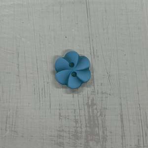 Buttons Flower Light Blue - 15mm