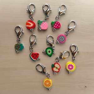 Haberdashery: Fruit Stitch Markers  - Set of 10