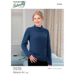 Lazy Sweater Knitting Pattern (N1603)