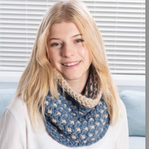 Haberdashery: Slip Stitch Cowl Knitting Pattern (N1602)