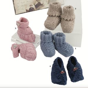 Booties Knitting Pattern (K357)