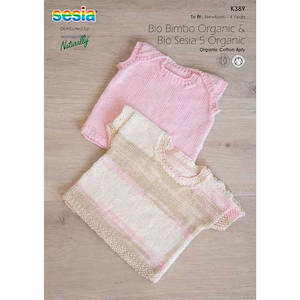 Top & Singlet Knitting Pattern (K389)