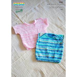 Baby Singlet Knitting Pattern (K480)