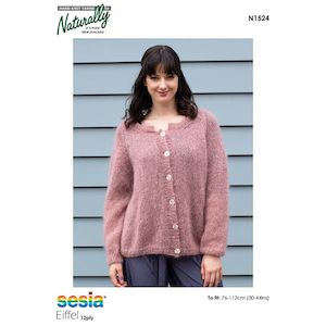 Oversized Cardigan Knitting Pattern (N1524)