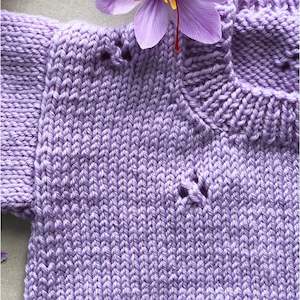 Haberdashery: May Jumper Knitting Pattern #119