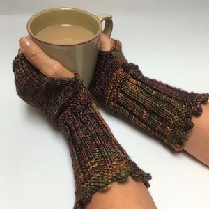 Joy Fingerless Gloves Knitting Pattern