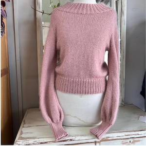 'Lucy' The Original Balloon Sleeved Sweater Knitting Pattern