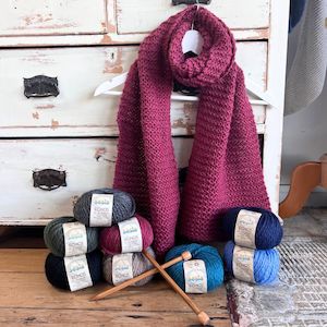 Haberdashery: Knit in a Night Scarf Knitting Pattern