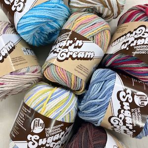 Lily Sugar & Cream Cotton Yarn (Ombre)