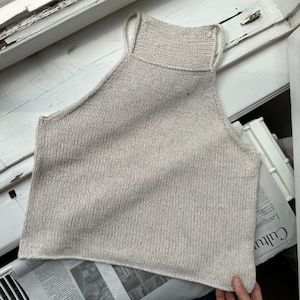 Audrey Top Knitting Pattern - PetiteKnit